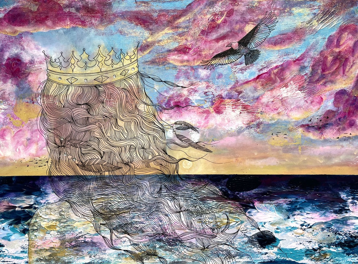 Kunstwerk: Die Queen - Auftragsarbeit